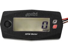 toerenteller polini digitaal + verlichting 15.000 bromfiets