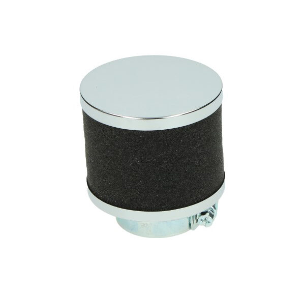 Powerfilter DMP recht universeel diameter 30-35mm foam kp8 chroom/zwart