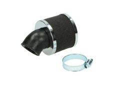 Powerfilter DMP 45 graden universeel diameter 30-35mm foam kp8 chroom/zwart