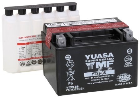 Accu yuasa ytx9-bs onderhoudsvrij centro 4t