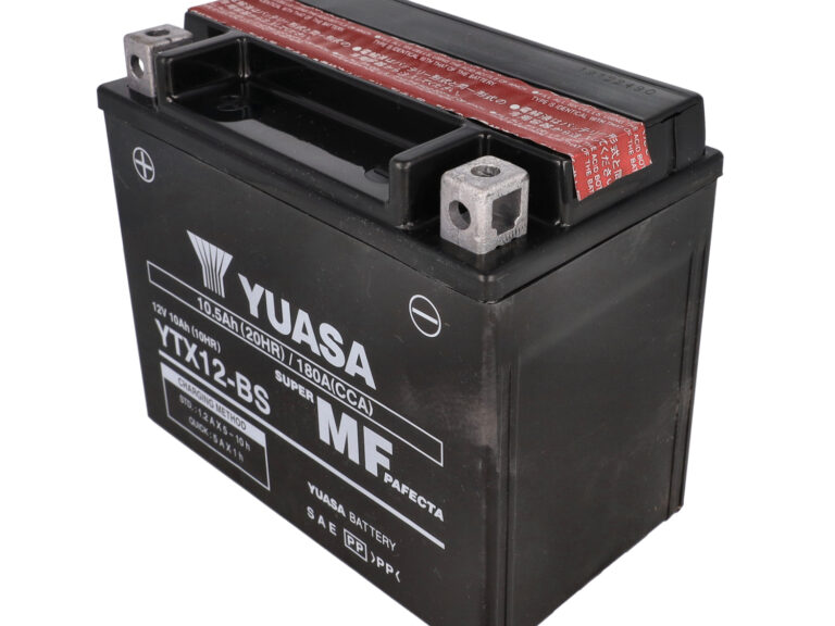 Accu Yuasa Ytx12-bs Onderhoudsvrij O.a. Vespa Gts