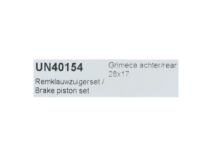 Revisieset Remklauw Model Grimeca (made In Eu) Achter 28x17mm Runner