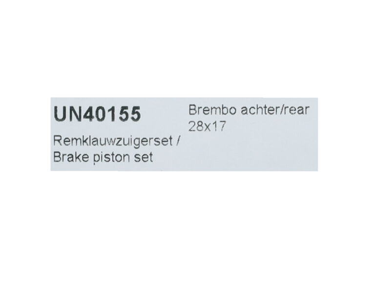 Revisieset Remklauw Model Brembo (made In Eu) Achter 28x17.1mm