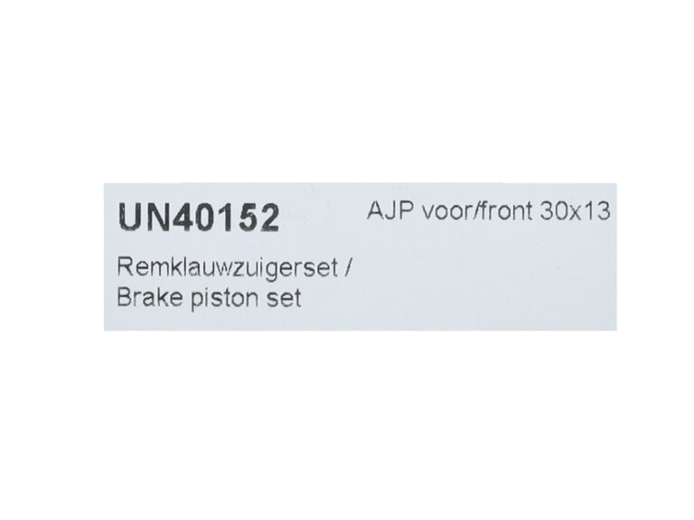 Revisieset Remklauw Model Ajp (made In Eu) Voor 30x13mm 6441006