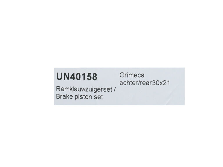 Revisieset Remklauw Model Grimeca (made In Eu) Achter 30x21mm