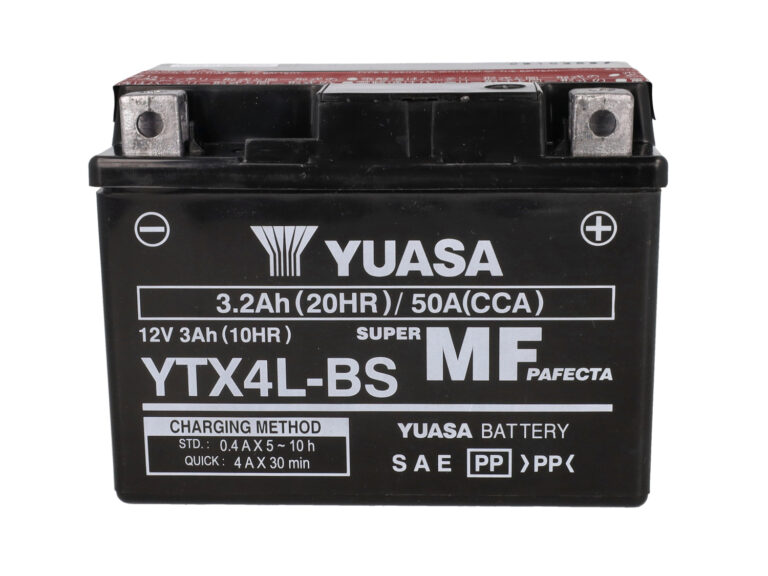 Accu Yuasa Ytx4l-bs Onderhoudsvrij