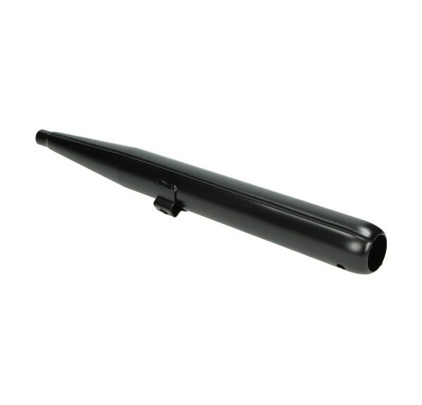 uitlaat jamarcol demper (made in EU) automaat 22mm zwart minarelli