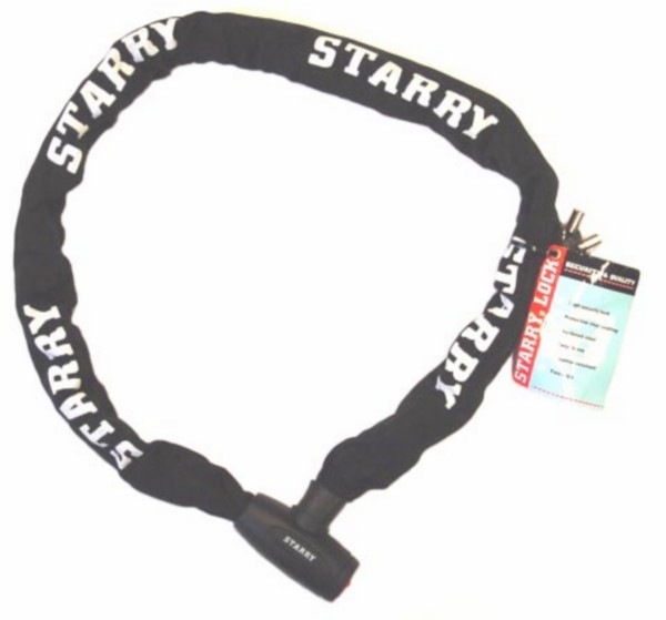 kettingslot starry (LYNX) vaste kop 95cm zwart