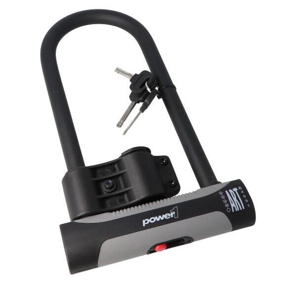beugelslot Power1 art 4-sterren + 180x320mm bromfiets