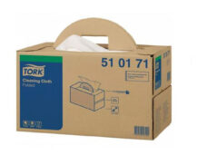 Werkplaats poetsdoek polypropyleen voor lak/chroom/windscherm 210 vellen wit