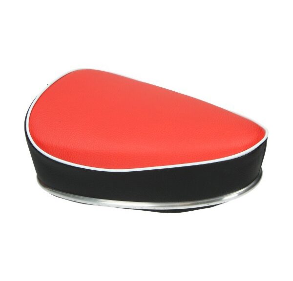 zadel oldtimer (made in EU) o.a. condor rood/zwart condor