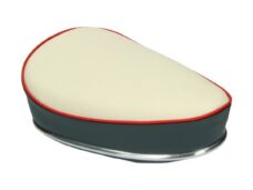 zadel oldtimer (made in EU) o.a. condor creme/grijs condor