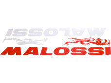 Stickerset Malossi groot 60x13.5 cm wit/rood 9916852x
