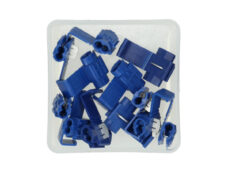Kabel verbindingsstuk blauw
