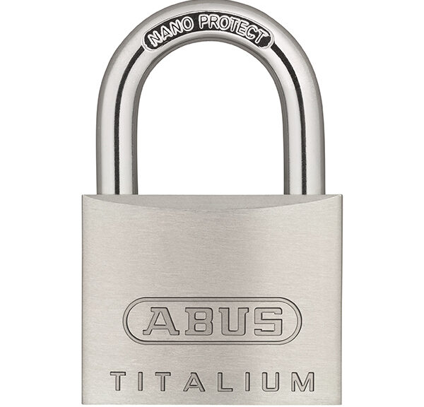Hangslot abus nano titalium 40mm 64ti/40 b/dfnli