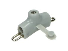 Smeernippel buitenkabel (prijs per zakje van 10stuks) grijs 10 stuks