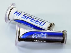 handvatset polini universeel hi-speed blauw/wit 341.0033