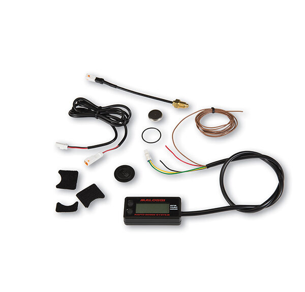 Toerenteller Malossi + temperatuurmeter + urenteller univ