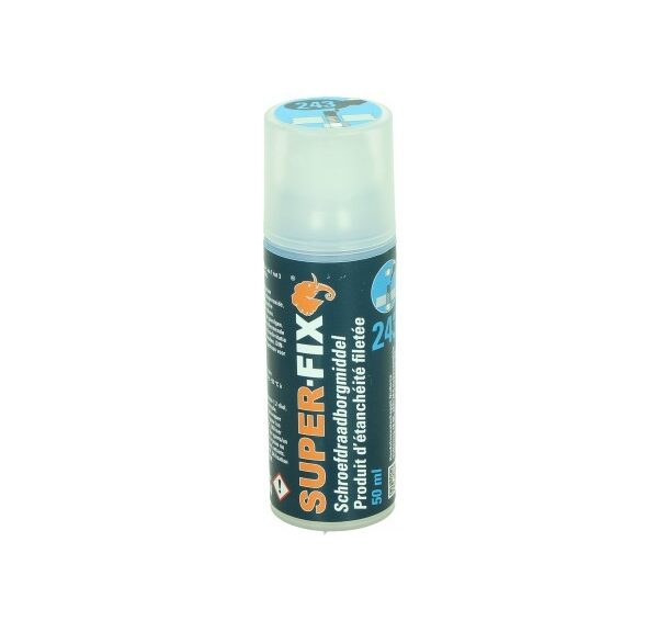borgmiddel super-fix schroefdraad middenvast 243 50ml blauw 1604004