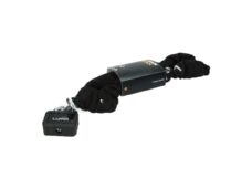 Kettingslot luma + hangslot art 5-sterren + 120cm zwart