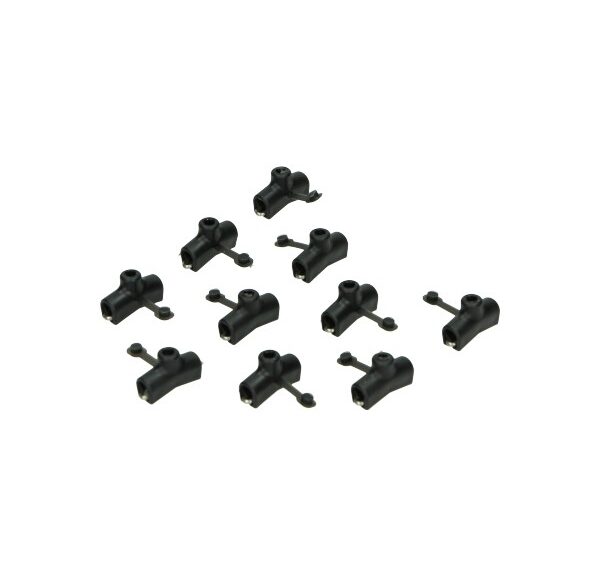 Smeernippel buitenkabel (prijs per zakje van10 stuks) zwart