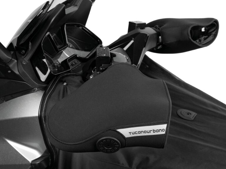 Handmofset Tucano neoprene maxiscooters zwart motorfiets