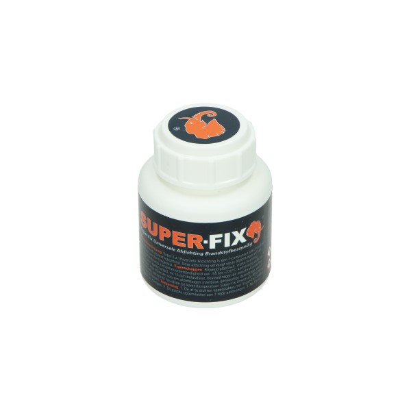 Afdichting super-fix vloeibaar universeel brandstofbestendig 80ml rood