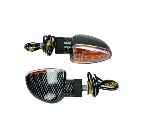 knipperlichtset DMP mini model pijl E-keur carbon/wit universeel