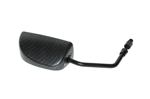 Spiegel DMP rechthoekig sport F1 m8-m10 carbon scooter