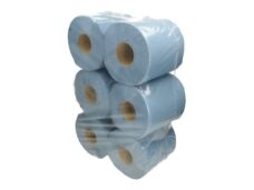 Werkplaats katrin handdoekpapier rol (houder 123074) blauw 6 stuks