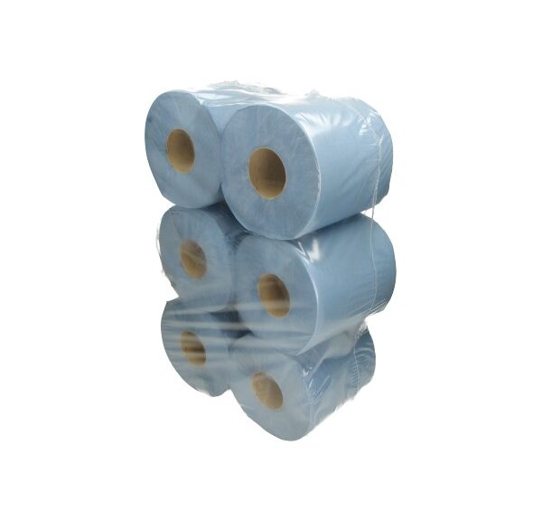 Werkplaats katrin handdoekpapier rol (houder 123074) blauw 6 stuks