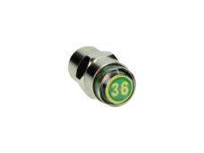 Ventieldop spanningsmeter aflezer 3.6 bar per stuk bromfiets
