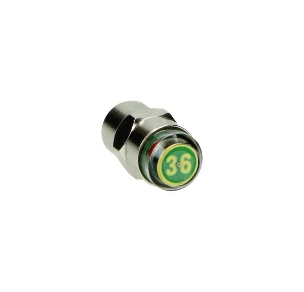 ventieldop spanningsmeter aflezer 3.6 bar per stuk bromfiets