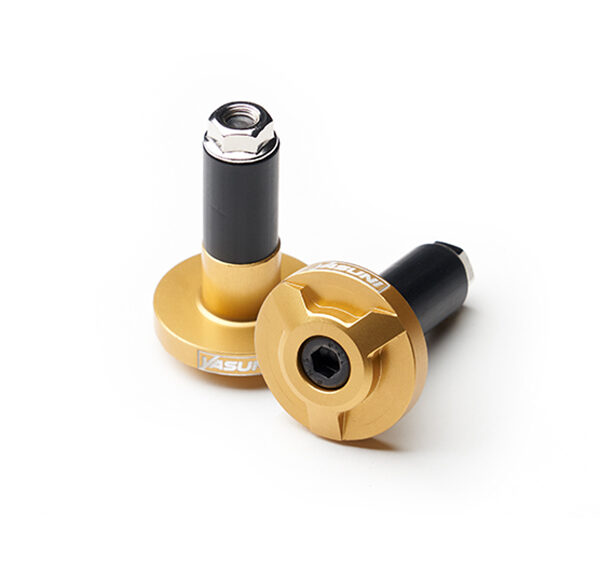 Stuurbalansgewicht Yasuni set aluminium cnc pro race 22.2mm goud