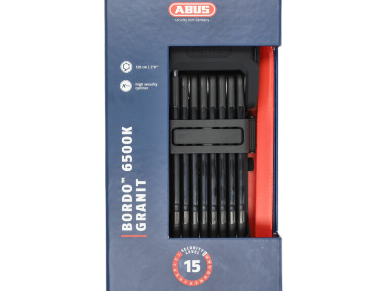 Vouwslot Abus Art 2-sterren + Bordo Granit X-plus 120mm Fatbike 6500/120
