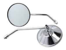 Spiegel DMP rond 100mm verstelbaar 10mm chroom universeel