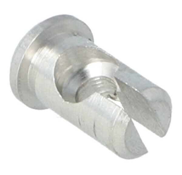 Nippel Domino haak-in orig aluminium