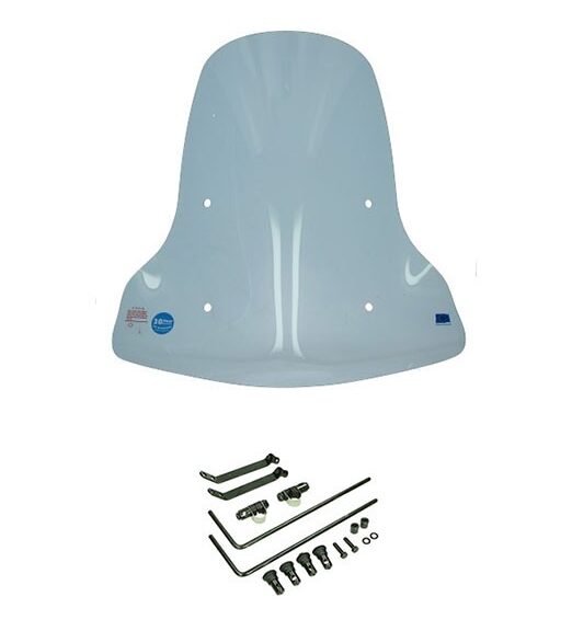 windscherm Regia met bevestigingsset hoog (made in EU) smoke iva E-Go S2