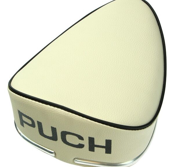 zadel oldtimer (made in EU) o.a. condor woord Puch achterop creme condor