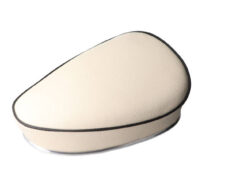 Vintage motorcycle saddle incl. Condor cream Condor — suitable for Puch x30