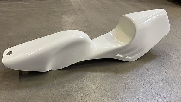 Polyester tank/zit combinatie race — geschikt voor Puch Maxi