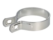 uitlaatklem (made in EU) universeel 65mm chroom