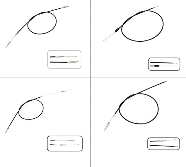 kabelset Hercules Prima 4/5 zwart 4pcs sachs