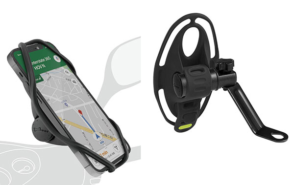 Houder Bone telefoon Iphone houder tie 4 zwart bromfiets