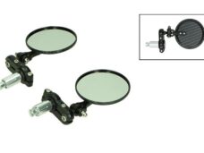 spiegelset DMP stuurbevestiging rond bar-end CNC o.a. carbon gts alle mod.