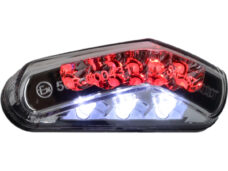 Achterlicht Dmp Led Bromfiets/scooter E-keur 84mm Wit Universeel