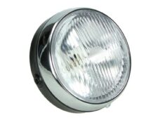 Koplamp guia rond + schakelaar 140mm zwart 103