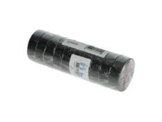 Isolatietape pvc 19mm zwart per 10 rollen