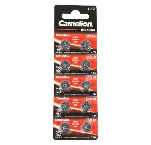 batterij camelion AG10 1.5v 10 stuks