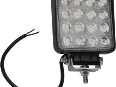 verstraler DMP led 12v 16 leds + bev. set zwart universeel